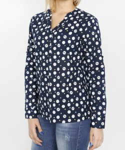 21381 DLF COTTON PRINTING BLOUSE NAVY BLUE (6)