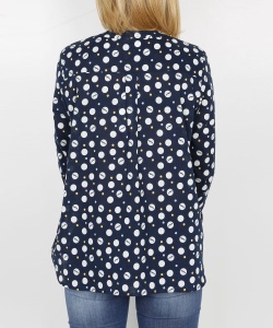 21381 DLF COTTON PRINTING BLOUSE NAVY BLUE (4)