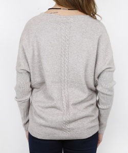 14575 DLF V NECK  PULLOVER STONE (4)