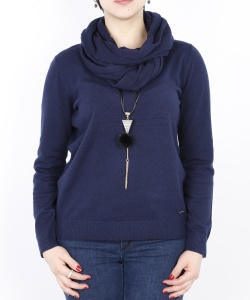 14567 DLF ROUND NECK PULLOVER NAVY BLUE (1)