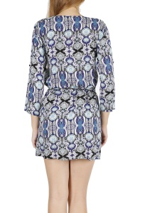 15292 DLF DRESS PRINTING NAVYBLUE & PURPLE  (8)