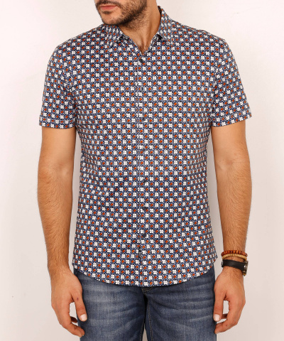 Рубашка мужская ENRICO BELENO 9339