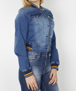 30059 DLF DENIM  OVERCOAT-4486 BLUE (3)