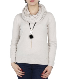 14567 DLF ROUND NECK PULLOVER ECRU (1)
