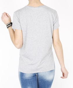 21399 DLF COTTON T-SHIRT GREY MELANGE (3)