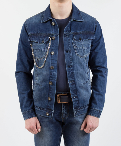 Куртка джинсовая мужская ENRICO BELENO 21612