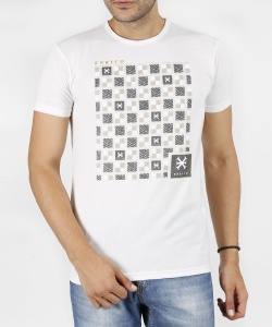 19603 ENR ROUND NECK PRINTING T-SHIRT WHITE + BATT (1)