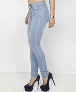 9740 NEW TINA-3193 DLF-SUPER SKINNY-REGULAR-DENIM PANTS ICE BLUE (3)
