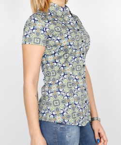 15504 DLF PRINTING MERCERIZED SHIRT NAVY BLUE (5)_1