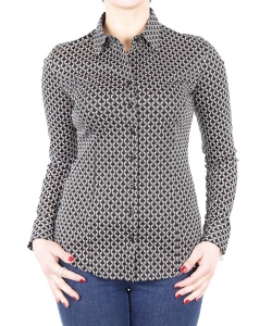 15538 DLF PRINTING MERCIREZED SHIRT NAVY BLUE&WHITE (2) + BATT_1
