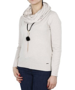 14567 DLF ROUND NECK PULLOVER ECRU (2)