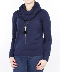 14567 DLF ROUND NECK PULLOVER NAVY BLUE (2)