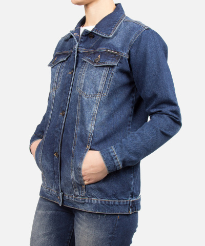 Куртка джинсовая женская EURO FASHION 23039
