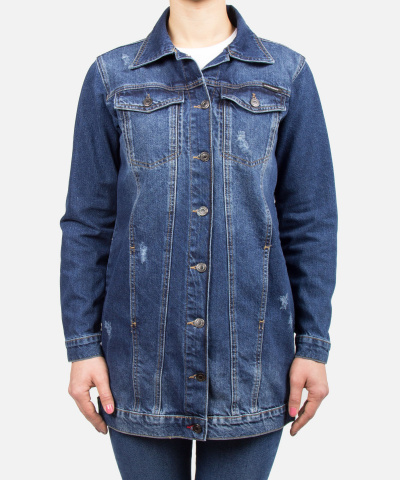 Куртка джинсовая женская EURO FASHION 23036