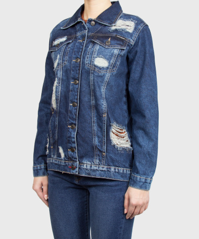 Куртка джинсовая женская EURO FASHION 23077