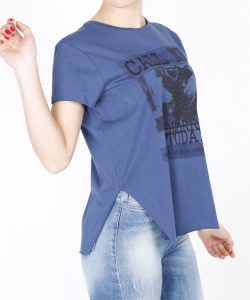 21399 DLF COTTON T-SHIRT NAVY BLUE (3)