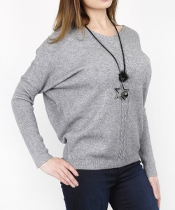 14575 DLF V NECK  PULLOVER GREY (3)_1